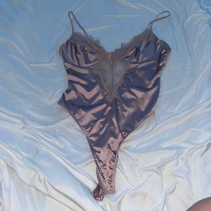 Mauve body suit